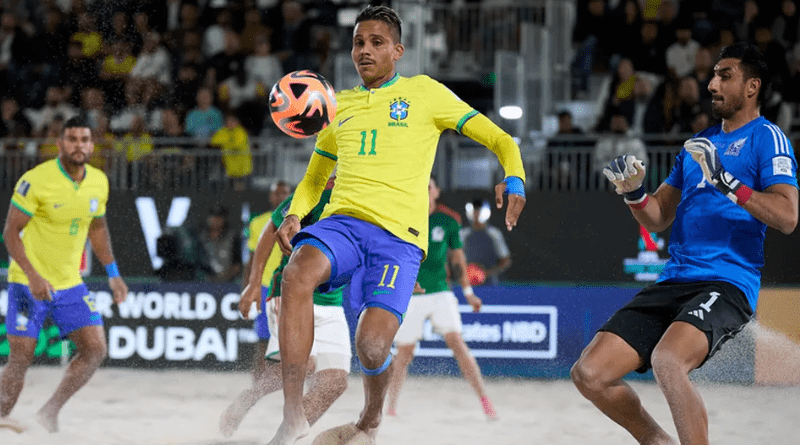 Brasil vs. Japão: Quartas de Final do Mundial de Futebol de Areia
