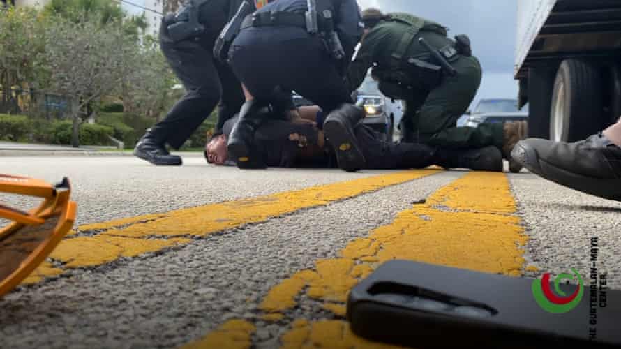 Cidadão americano registra prisão brutal e denúncia táticas duras de agentes de imigração nos EUA