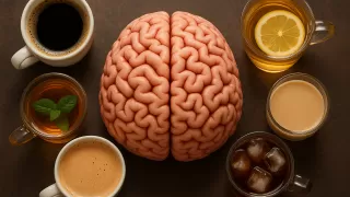 As melhores bebidas para a saúde do cérebro: café e chá