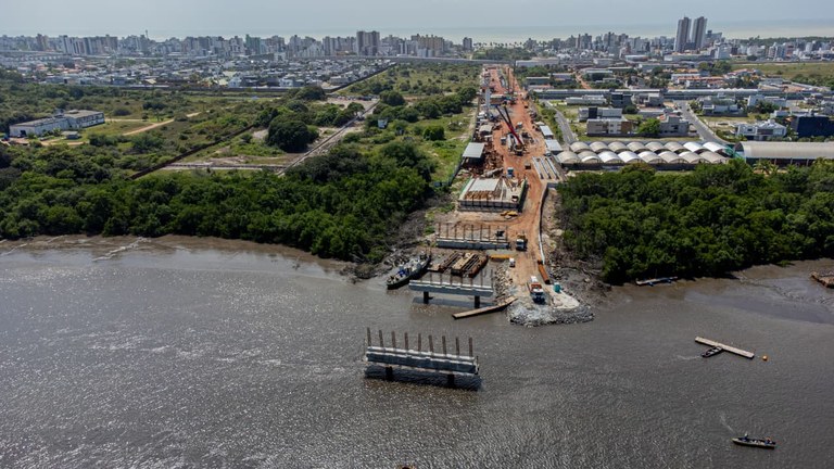 Obra da ‘Ponte do Futuro’ avança na Grande João Pessoa e ultrapassa 20% de execução em seis meses