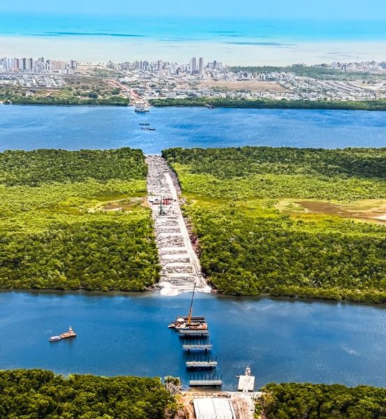 “Maior obra da história da Paraíba”: João Azevêdo celebra avanço da Ponte do Futuro