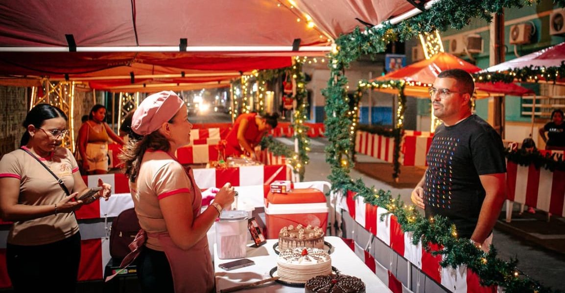 Patos inaugura 1ª Feira Gastronômica Natalina com foco no empreendedorismo local