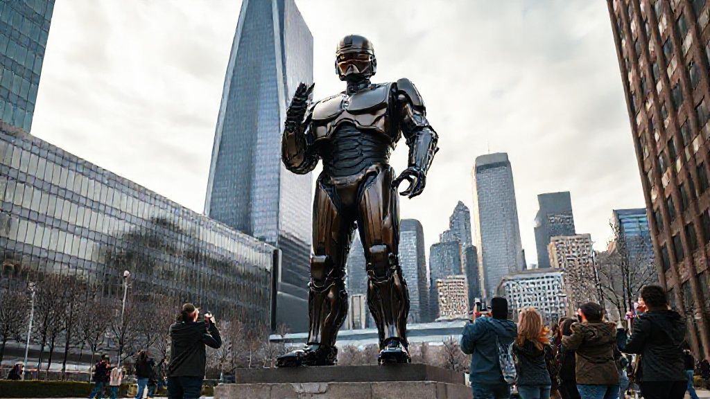 RoboCop: Ícone de Bronze Renasce em Detroit Após Jornada de 15 Anos